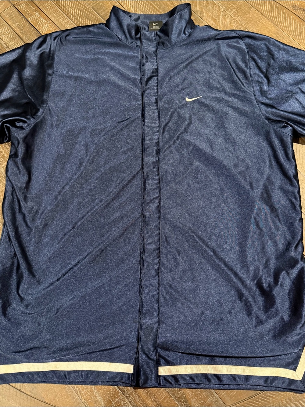 VTG Nike Y2K Navy Full Zip Track Jacket Men’s XL